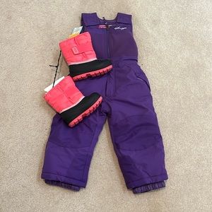 2T Snowsuit and Snowboots